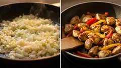 Co smażyć najpierw – cebulę czy mięso: metoda stosowana przez profesjonalnych kucharzy