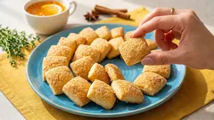 Wystarczy chwila – i gotowe! Szef kuchni zdradza, jak zrobić „szybkie” ciasteczka kefirowe